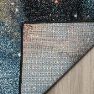 SAFAVIEH Galaxy Collection Area Rug – 5’3″ x 7’6″, Orange & Multi, Abstract Design, Non-Shedding & Easy Care, Ideal for High Traffic Areas in Living Room, Bedroom (GAL109D)(Orange/Multi)