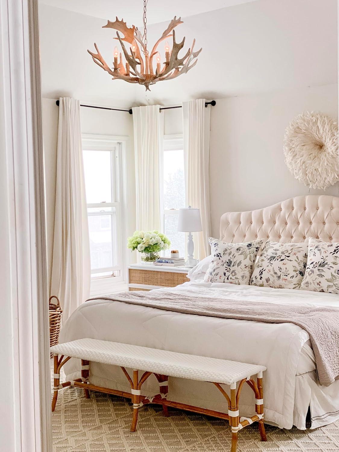 image:imageSafavieh Lighting Collection Birch 30 Antler White Chandelier