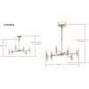 SAFAVIEH CHA4005A Lighting Collection Gale Gold Chandelier
