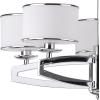 SAFAVIEH Lighting Collection Lenora Modern Chrome 25-inch Diameter 5-light Hanging Chandelier Light Fixture (LED Bulbs Included)