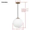 SAFAVIEH PND4008A Collection Nelda Pendant Light, Gold