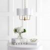 Safavieh Lighting Elias 4-Light Adjustable Brass Gold Chandelier (LED Bulbs Included)