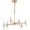 SAFAVIEH CHA4005A Lighting Collection Gale Gold Chandelier