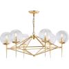 SAFAVIEH “Lighting Collection Greyor Chandelier, Gold
