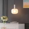 SAFAVIEH Lighting Collection Naois White/Black Adjustable Pendant Hanging Light Fixture, Ideal for Dining Room, Kitchen Island, Entryway (LED Bulb Included)