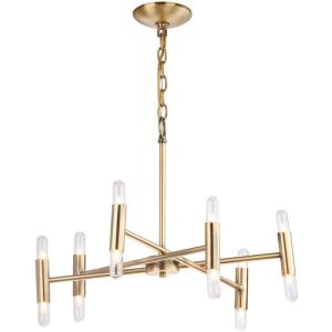 SAFAVIEH CHA4005A Lighting Collection Gale Gold Chandelier