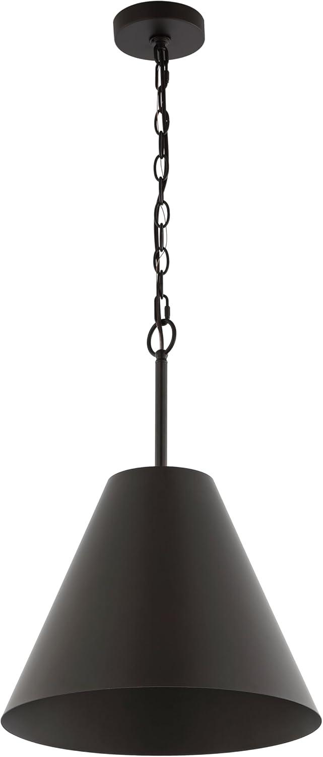 image:imageSAFAVIEH Lighting Collection Jenner Brass Gold Adjustable Pendant Hanging Light Fixture Ideal for Dining Room Kitchen Island Entryway LED Bulb IncludedOil Rub Bronze