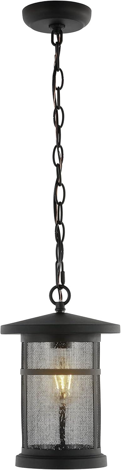 image:imageSAFAVIEH Lighting Collection Osprey Black Extendable Outdoor Pendant