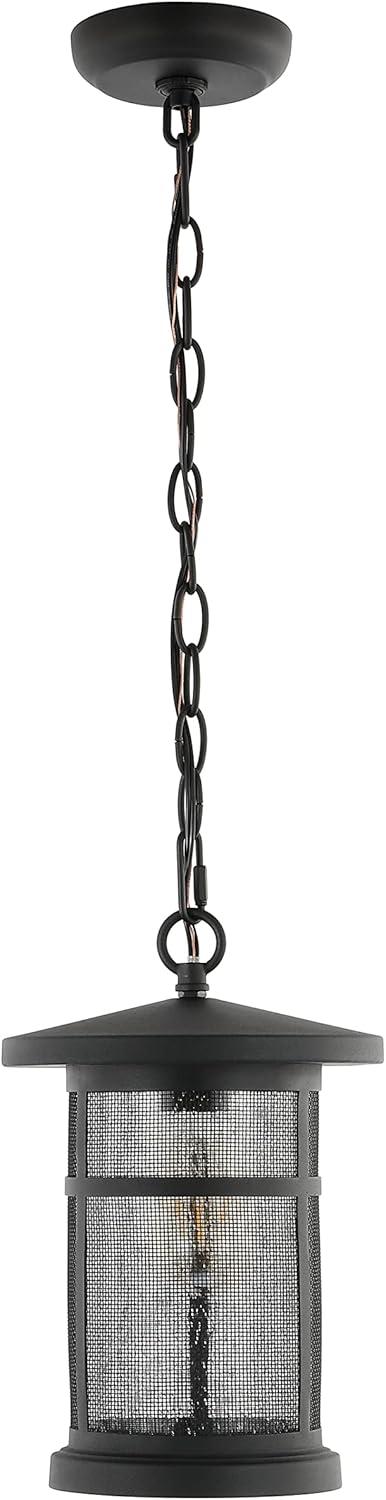 image:imageSAFAVIEH Lighting Collection Osprey Black Extendable Outdoor Pendant