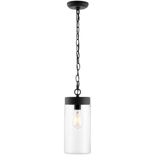 image:imageSAFAVIEH Lighting Collection Lianne Black Extendable Outdoor Pendant