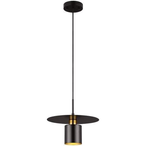 image:imageSAFAVIEH Lighting Collection Mynoby BlackBrass Adjustable Pendant Hanging Light Fixture Ideal for Dining Room Kitchen Island Entryway LED Bulb Included