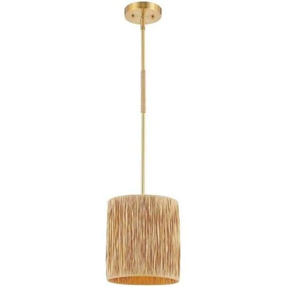 image:imageSAFAVIEH Lighting Collection Saija NaturalGold Adjustable Pendant Hanging Light Fixture Ideal for Dining Room Kitchen Island Entryway LED Bulb Included