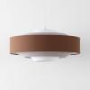 SAFAVIEH Lighting Collection Collelo Brown/Beige/White Adjustable Pendant Hanging Light Fixture, Ideal for Dining Room, Kitchen Island, Entryway (LED Bulb Included)