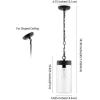 SAFAVIEH Lighting Collection Lianne Black Extendable Outdoor Pendant
