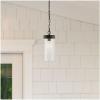 SAFAVIEH Lighting Collection Lianne Black Extendable Outdoor Pendant