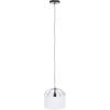 SAFAVIEH Lighting Collection Noomi Modern White & Black Adjustable Pendant Hanging Light Fixture(White/Black)