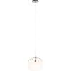 SAFAVIEH Lighting Collection Noomi Modern White & Black Adjustable Pendant Hanging Light Fixture(White/Black)