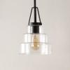 SAFAVIEH Lighting Collection Raylen Clear/Orb Adjustable Pendant Hanging Light Fixture, Ideal for Dining Room, Kitchen Island, Entryway (LED Bulb Included)