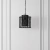 SAFAVIEH Lighting Collection Ryoa Natural/Gold Adjustable Pendant Hanging Light Fixture, Ideal for Dining Room, Kitchen Island, Entryway (LED Bulb Included)(Black)