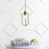 SAFAVIEH PND4009A Collection Eastwood 6″ Adjustable Pendant Light, Gold