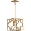 SAFAVIEH PND4017A Collection Rabia Trellis Pendant Light, Gold