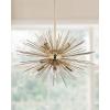 SAFAVIEH PND4020A Collection Zadie Pendant Light, Gold