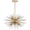 SAFAVIEH PND4020A Collection Zadie Pendant Light, Gold