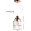 SAFAVIEH PND4036A Lighting Cannelle Adjustable Copper (LED Bulb Included) Pendant