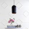 SAFAVIEH PND4040A Lighting Collection Carisir Chic Minimalist 86-inch Black Pendant, 14″ H