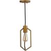 SAFAVIEH PND4009A Collection Eastwood 6″ Adjustable Pendant Light, Gold