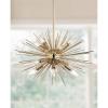 SAFAVIEH PND4020A Collection Zadie Pendant Light, Gold