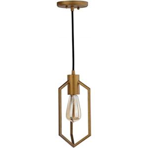 SAFAVIEH PND4009A Collection Eastwood 6″ Adjustable Pendant Light, Gold