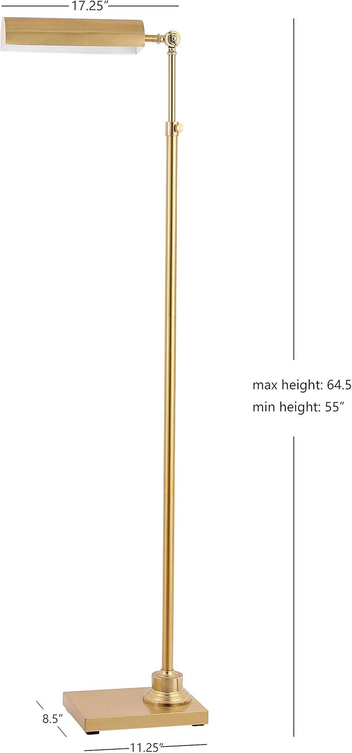 image:imageSafavieh Lighting Renla Gold Leaf Adjustable Floor Lamp LED Bulb Included