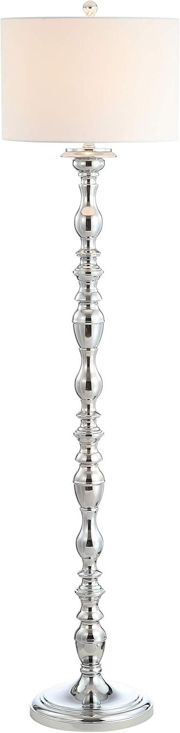 image:imageSafavieh Lighting Wilhelmina Chrome 62inch Floor Lamp LED Bulb Included