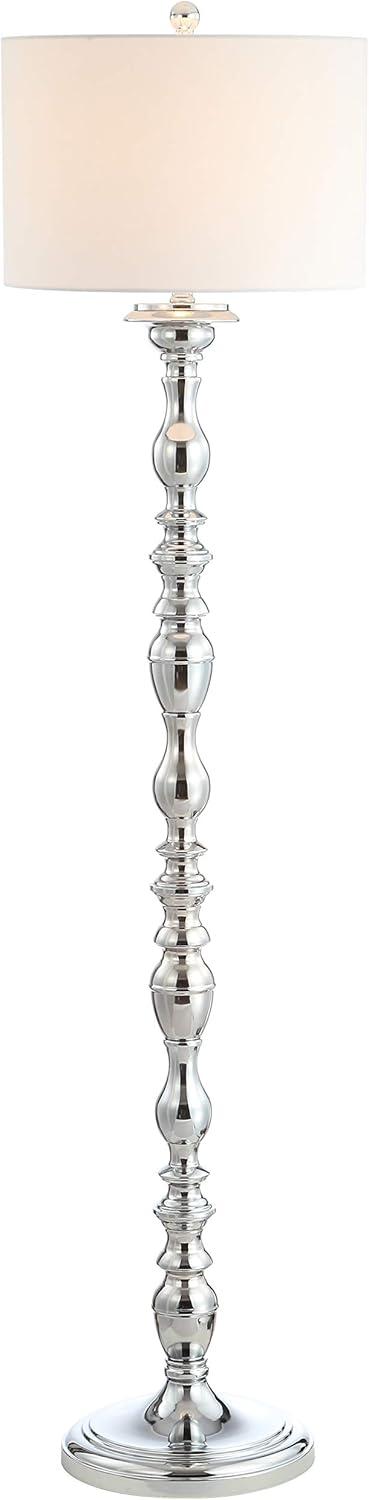 image:imageSafavieh Lighting Wilhelmina Chrome 62inch Floor Lamp LED Bulb Included
