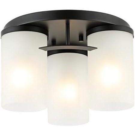 image:imageSAFAVIEH Lighting Collection Jeffra Nickel Flush Mount LED Bulbs IncludedBlack