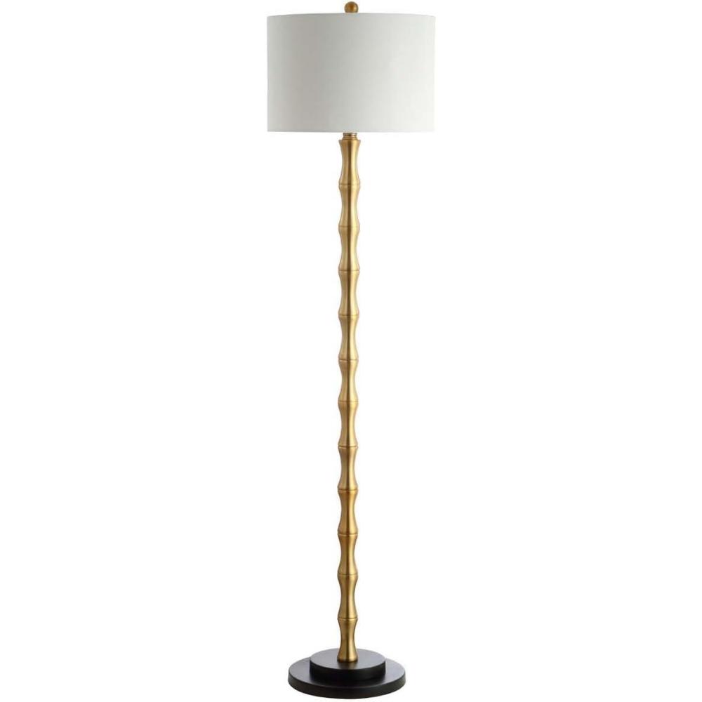 image:imageSafavieh Lighting Kolten Antique Brass 605inch Floor Lamp LED Bulb Included