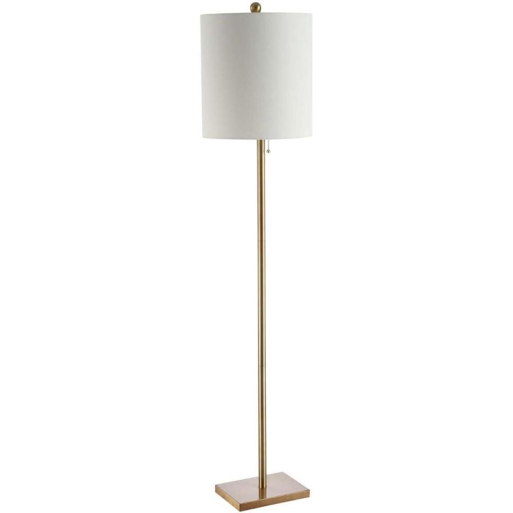 image:imageSafavieh Lighting Octavius Brass Gold 61inch Floor Lamp LED Bulb Included