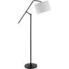 SAFAVIEH Home Collection Newbrook Black 62-inch Reading Task Swing Arm Floor Lamp (LED Bulb Included)