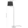 SAFAVIEH Lighting Collection Berman Modern Chrome/Black 60-inch Task Reading Floor Lamp (LED Bulb Included)