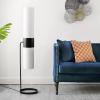 SAFAVIEH Lighting Collection Fierro Modern Gold 55-inch Floor Lamp (LED Bulbs Included)(Black)