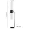 SAFAVIEH Lighting Collection Fierro Modern Gold 55-inch Floor Lamp (LED Bulbs Included)(Black)