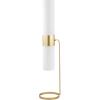 SAFAVIEH Lighting Collection Fierro Modern Gold 55-inch Floor Lamp (LED Bulbs Included)(Gold)