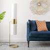 SAFAVIEH Lighting Collection Fierro Modern Gold 55-inch Floor Lamp (LED Bulbs Included)(Gold)