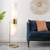 SAFAVIEH Lighting Collection Fierro Modern Gold 55-inch Floor Lamp (LED Bulbs Included)(Gold)