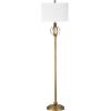 SAFAVIEH Lighting Collection Garden Modern Sphere Farmhouse 62-inch Living Room Bedroom Home Office Standing Floor Lamp (LED Bulb Included)