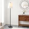 SAFAVIEH Lighting Collection Geralt Contemporary Gold 69-inch Floor Lamp (LED Bulb Included)(Black)