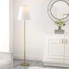 SAFAVIEH Lighting Collection Haelyn Contemporary Gold 68-inch Floor Lamp (LED Bulb Included)