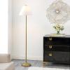 SAFAVIEH Lighting Collection Hallie Contemporary Gold 68-inch Floor Lamp (LED Bulb Included)