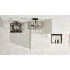 SAFAVIEH Lighting Collection Hannes Industrial Farmhouse Brass Flush Mount (LED Bulbs Included)(Matte Black)